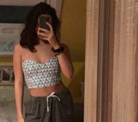 zara crop top neckholder top muster blumen München - Maxvorstadt Vorschau