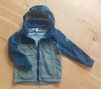 WIE NEU Yigga Jacke Gr. 134 dunkelblau khaki Kapuze leicht Baden-Württemberg - Ettlingen Vorschau