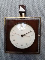 Wanduhr schlichtes Bauhaus Design Messingrahmen50/60er-SELTEN Baden-Württemberg - Karlsbad Vorschau