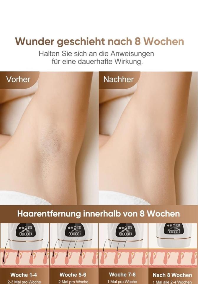 Laser Haarentfernung für Männer, Frauen, Gesicht, Achseln in Ginsheim-Gustavsburg