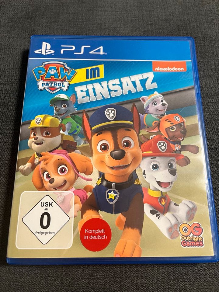 PS 4 Spiel Paw Patrol im Einsatz in Bisingen