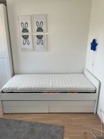 Ikea Släkt Bett mit Bettgestell, Unterbett und Aufbewahrung Nordrhein-Westfalen - Mönchengladbach Vorschau