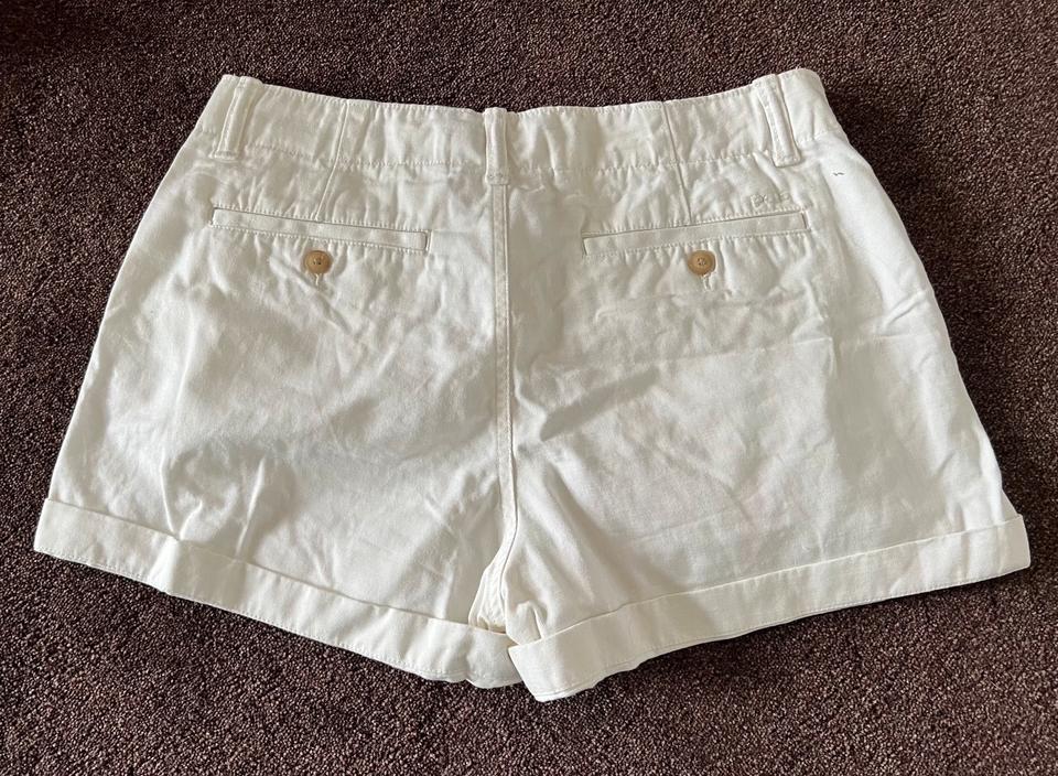 Polo Ralph Lauren kurze Hose Hotpants Short weiß Knöpfe M 38 in Gütersloh