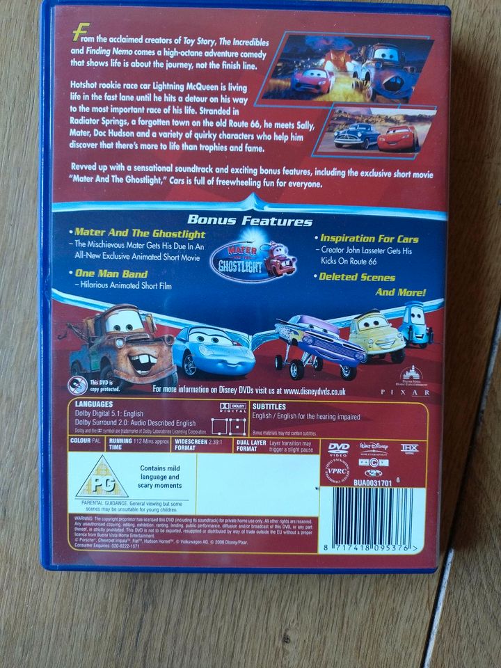 Disney's Cars DVD in Holzkirchen