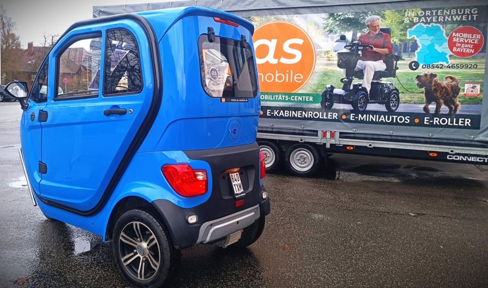 E- Kabinenroller Mopedauto Microcar 25 km/h 45 km/h Elektromobil in München