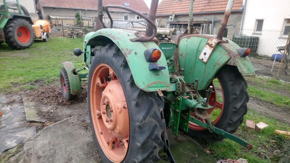 Deutz D4005, luftgekühlt, Schlepper, Traktor in Frohburg