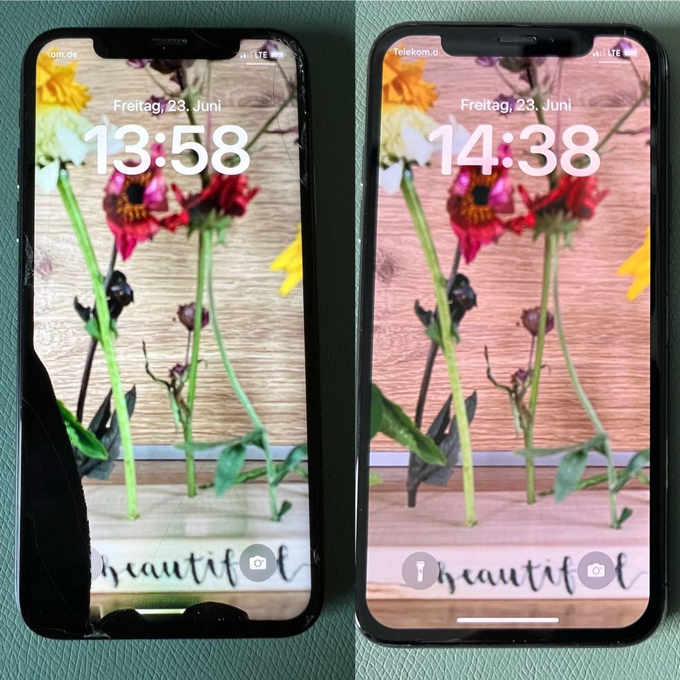 iPhone Xs XR Max 11,12 13 Pro mini Display Reparatur defekt Riss in Neuwied