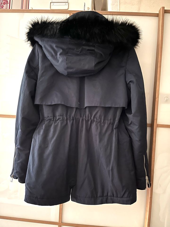 Zara, Winterjacke, Parker, dunkelblau, XL in Hamburg