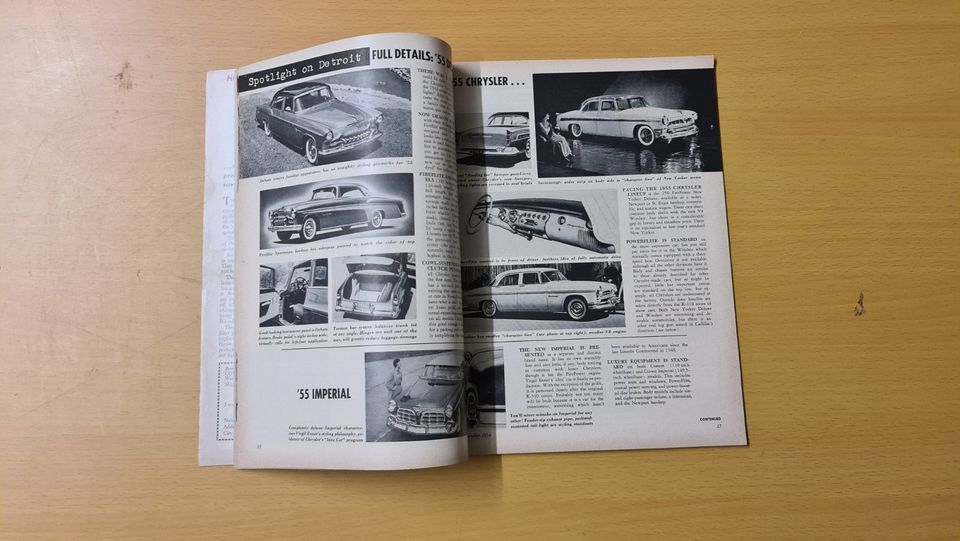 Motor Trend Magazin Dezember 1954 / 1955 Chevrolet Ford Dodge in Besigheim