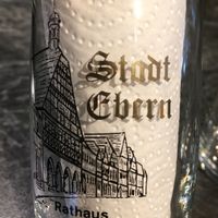Glas Bierglas 4x Stadt Ebern Knabenkapelle Pils Rathaus 0,25L Bayern - Ebern Vorschau