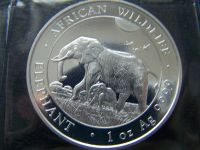 1 oz 9999er Silber African Wildlife Somalia Elephant 2022 Nordrhein-Westfalen - Alsdorf Vorschau