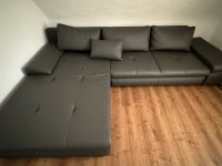 Sofa, Schlafsofa, Bettkasten Kunstleder grau Baden-Württemberg - Bad Krozingen Vorschau