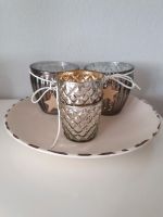 Tablett Teelichthalter Windlichter Shabby Look Nordrhein-Westfalen - Herford Vorschau