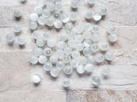 70 Cat Eye Perlen Weiß 10 mm Katzenaugen Glasperlen Saarland - Wadern Vorschau