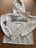 REVIEW Damen Kapuzenpulli Gr. S beige m. Pailetten 1x getragen Bayern - Dietmannsried Vorschau