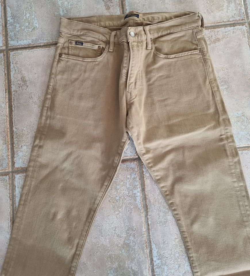 Jeans lang braun Gr. 32/32 POLO Ralph Lauren -- neuwertig in Riesa