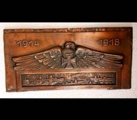 Militaria Schild 1914- 1918  1.Weltkrieg eisernes Kreuz Saarland - Neunkirchen Vorschau