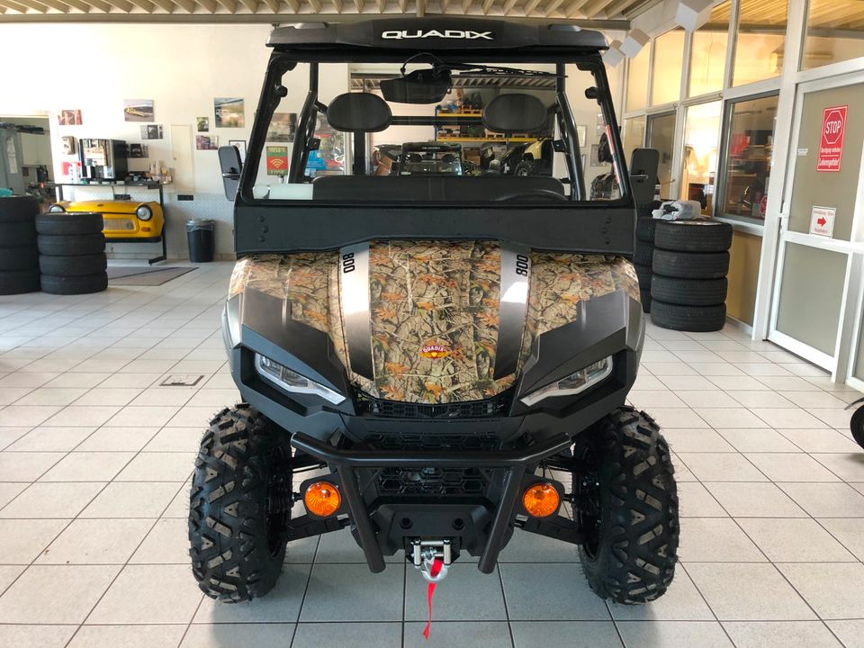 Quadix Trooper inkl Scheibe Diesel Kubota 3 Zylinder 800ccm Euro5 UTV SidebySide Buggy Quad ATV Agrar Traktor Winterdienst in Waldmohr