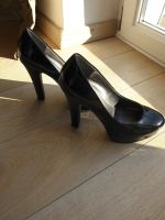 Esprit Lack Plateau Stilettos Gr. 38 High Heels schwarz Schuhe Flensburg - Mürwik Vorschau