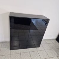 IKEA BESTA Vitrine schwarz hochglanz 120 x 100 x 42 Bayern - Burgthann  Vorschau