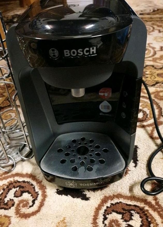 Tassimo Bosch weiß,schwarz Kaffeemaschine,Kapselhalter in Stade