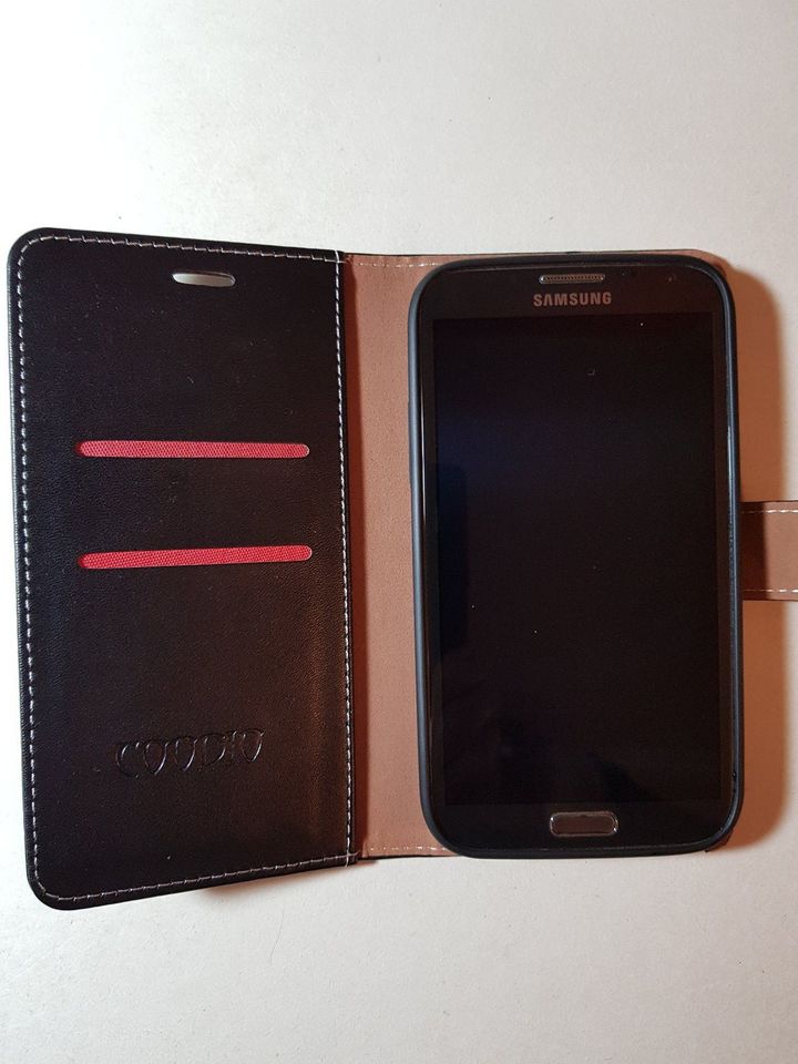 Samsung Galaxy Note 2, defekt, mit Akkus und Hülle in Schopfheim
