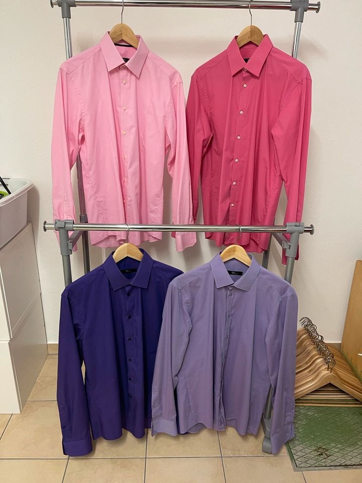 16 x Venti Langarm-Hemd Gr. 40 Kleiderpaket Set slimfit Hemden in Miesbach