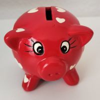 rot ~ Spardose Sparschwein Sparbüchse Money Bank Piggy Bank Frankfurt am Main - Bockenheim Vorschau