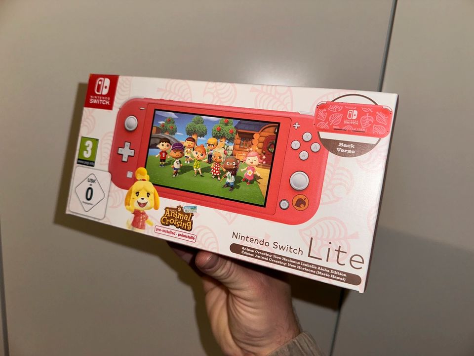 NEU Nintendo Switch Lite Animal Crossing Konsole Pink Rosa Spiel in Köln