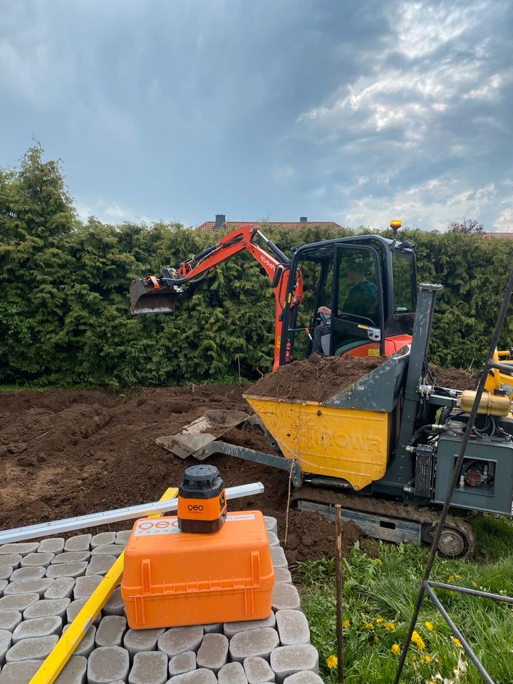 Baggerarbeit, Erdarbeiten, Gartenarbeit, Rollrasen , Tiefbau in Fritzlar