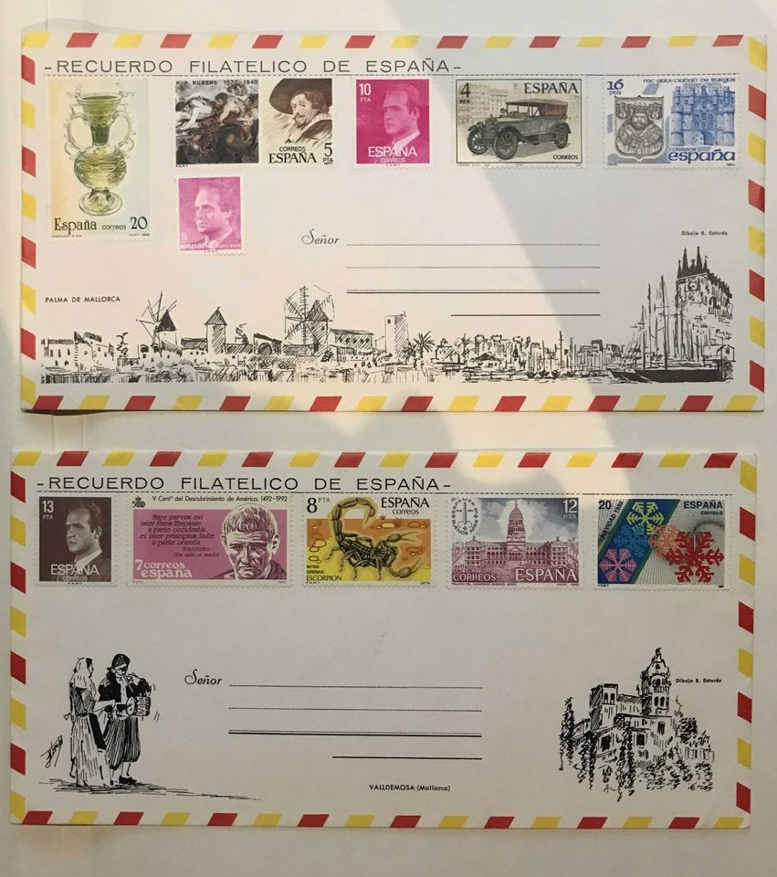 Briefmarken Südeuropa und Alpenraum im Album in Willingen (Upland)