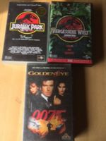 Jurassic Park, Jurassic Park Vergessene Welt, Goldeneye, VHS Nordrhein-Westfalen - Rheda-Wiedenbrück Vorschau