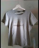 Street One T-Shirt Grau m. Druck u. Verzierung Gr. 44 Hessen - Gedern Vorschau