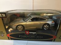 Burago Porsche 1:18 911 Carrera 1997 Silber NEu Originalverpackt Baden-Württemberg - Korntal-Münchingen Vorschau