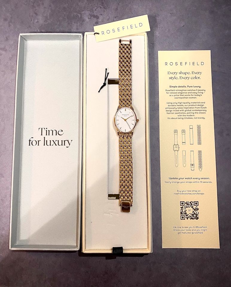 Rosefield Watch Oval Uhr NEU, Gold Geschenk vintage in Bremen