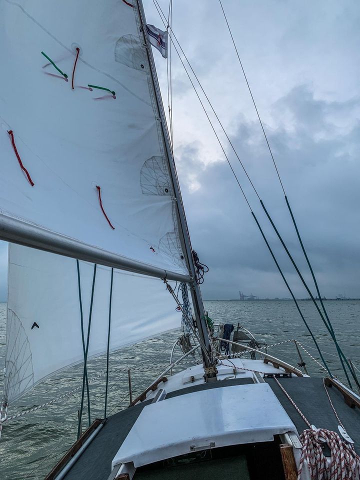 Segelboot, Kimmkieler, 7,50 m Länge in Oldenburg