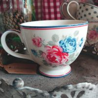 %% Greengate Teacup Teetasse gross Hailey white Kaffeetasse Niedersachsen - Hermannsburg Vorschau