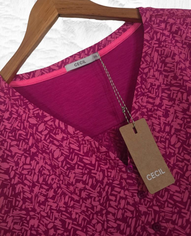 Cecil Damen Top Gr.XXL Shirt pink in Heinersreuth