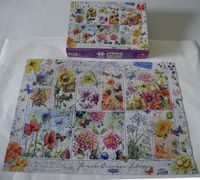 Puzzle Briefmarken mit Sommerblumen, 1000 Teile komplett; Jumbo Rheinland-Pfalz - Neustadt an der Weinstraße Vorschau