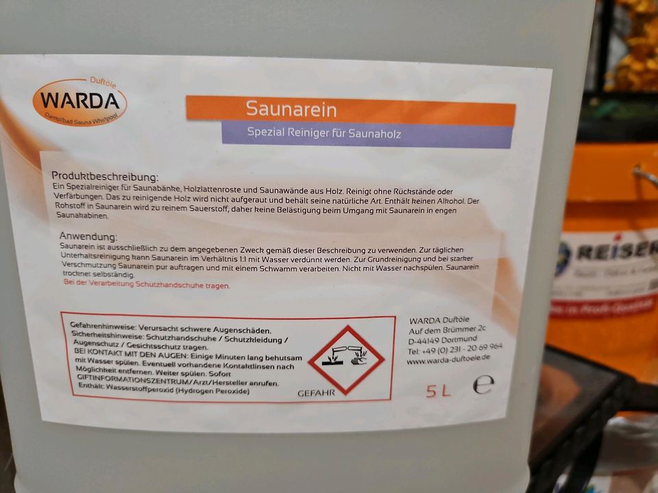 Warda Saunarein 5 Liter Spezialreiniger für Saunaholz in Mainburg