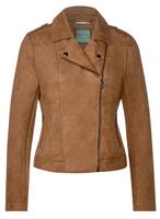 **Street One Velourslederjacke Natural Camel Gr. 40 braun** Brandenburg - Potsdam Vorschau