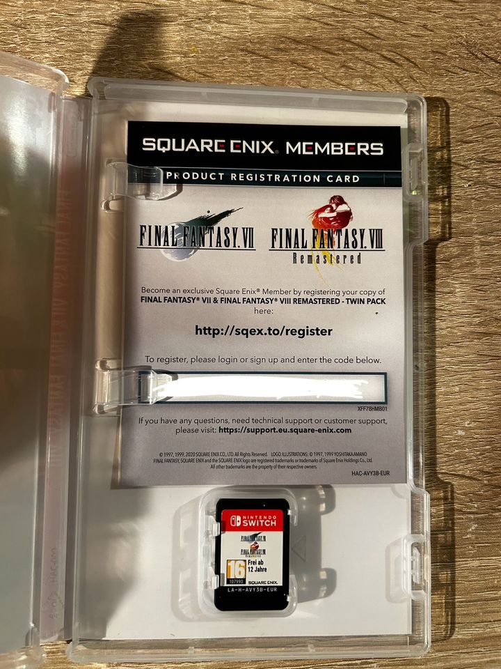 Final Fantasy VII & VIII Nintendo Switch Gebraucht in Sassenberg