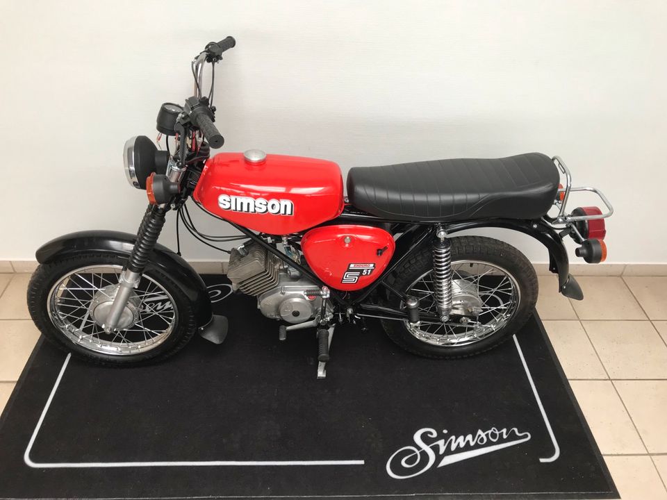 Simson S50 S51 Werkstattmatte Matte Schutz Garage Winter Tuning *