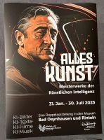 A2 Poster / Plakat zu Ausstellung KI "Alles Kunst" Bad Oeynhausen Nordrhein-Westfalen - Vlotho Vorschau