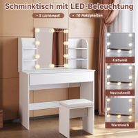 Schminktisch spiegel hocker Beleuchtung Schublade Frisiertisch Hessen - Weilburg Vorschau