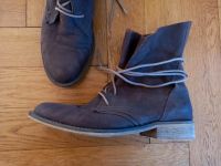 Leder Stiefeletten Schnürschuhe Ankle Boots braun Größe 40 Nordrhein-Westfalen - Ibbenbüren Vorschau