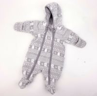 Baby Anzug Übergang Gr 50 H&M grau weiss Bayern - Neu Ulm Vorschau