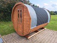 SAUNA FASS 300x220Ø montiert am LAGER Gartensauna NEU Nordrhein-Westfalen - Hüllhorst Vorschau