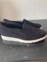 Gabor Loafer Slipper Leder navy Strass Schuhe Echtleder Bayern - Augsburg Vorschau