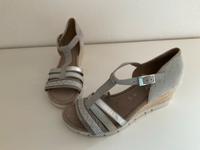 Gabor Sandalen Gr. 6,5 / 40 in silber / grau wie neu! Bayern - Kitzingen Vorschau